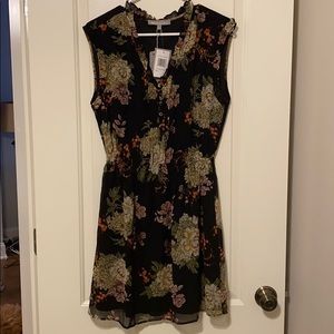 Daniel Rainn S Blavk Floral Dress